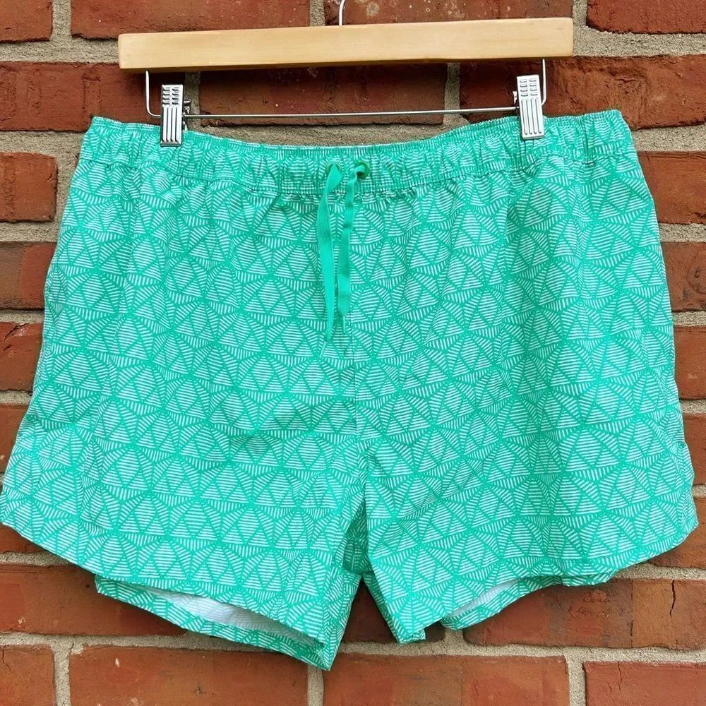 Lauren James Green Patterned Shorts